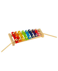 Colorful educational wooden dulcimer